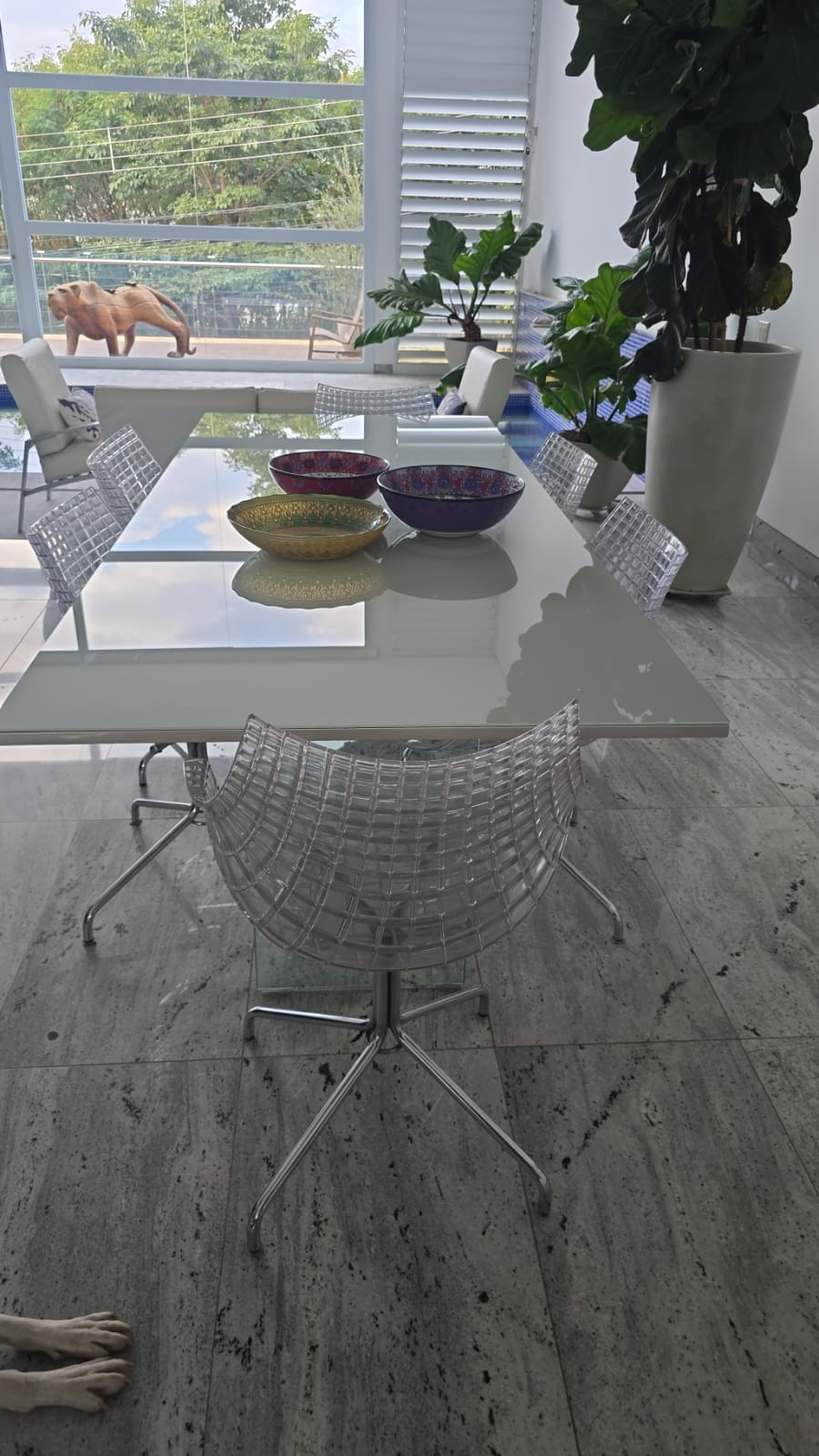 Mesa de jantar slim Templum