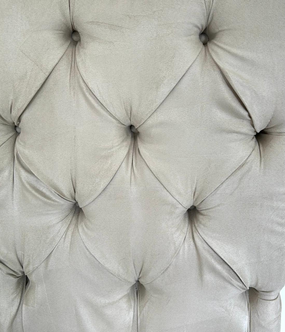 Cabeceira bege estofada casal/queen (38%)