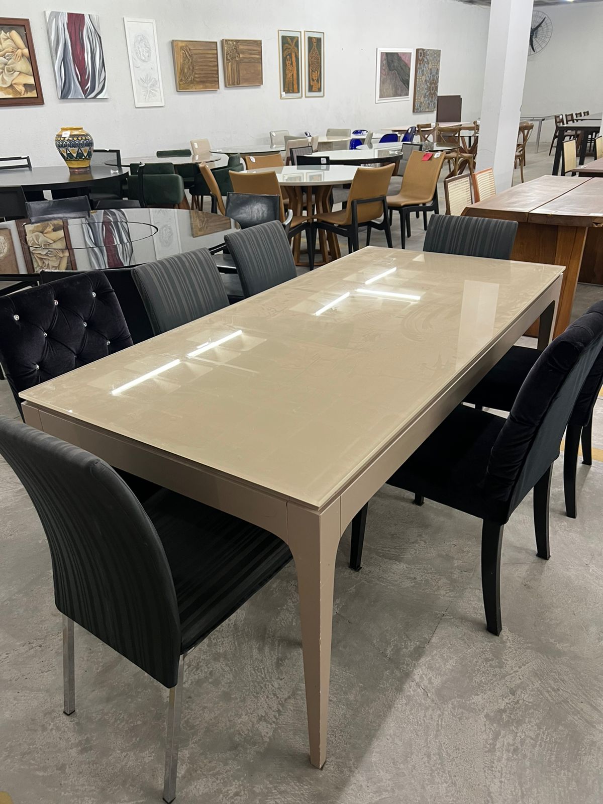 Mesa clara laqueada Líder