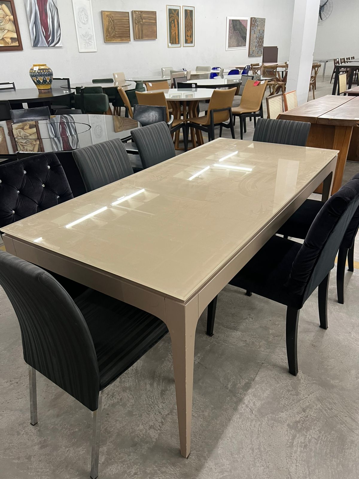Mesa clara laqueada Líder