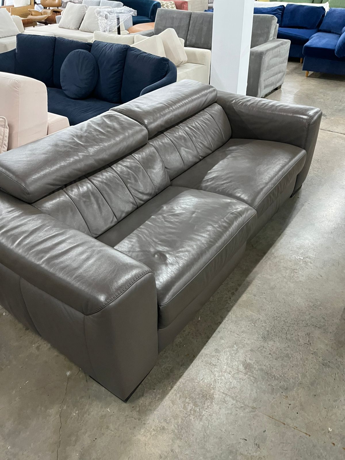 Sofá elétrico couro Natuzzi