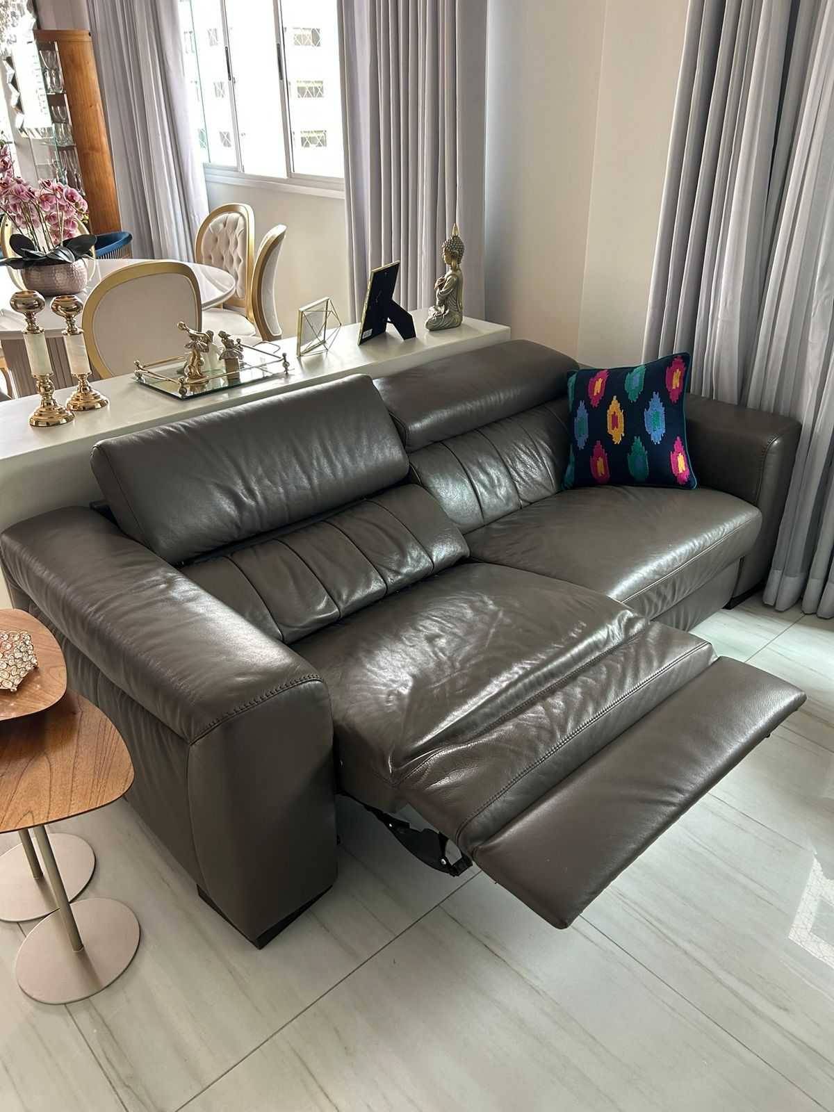 Sofá elétrico couro Natuzzi