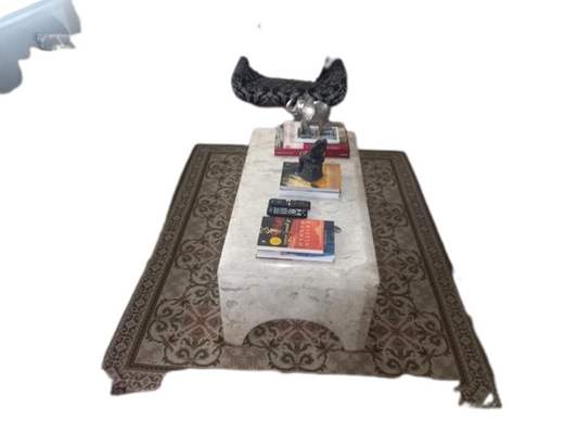 mesa de centro em mármore bege Bahia