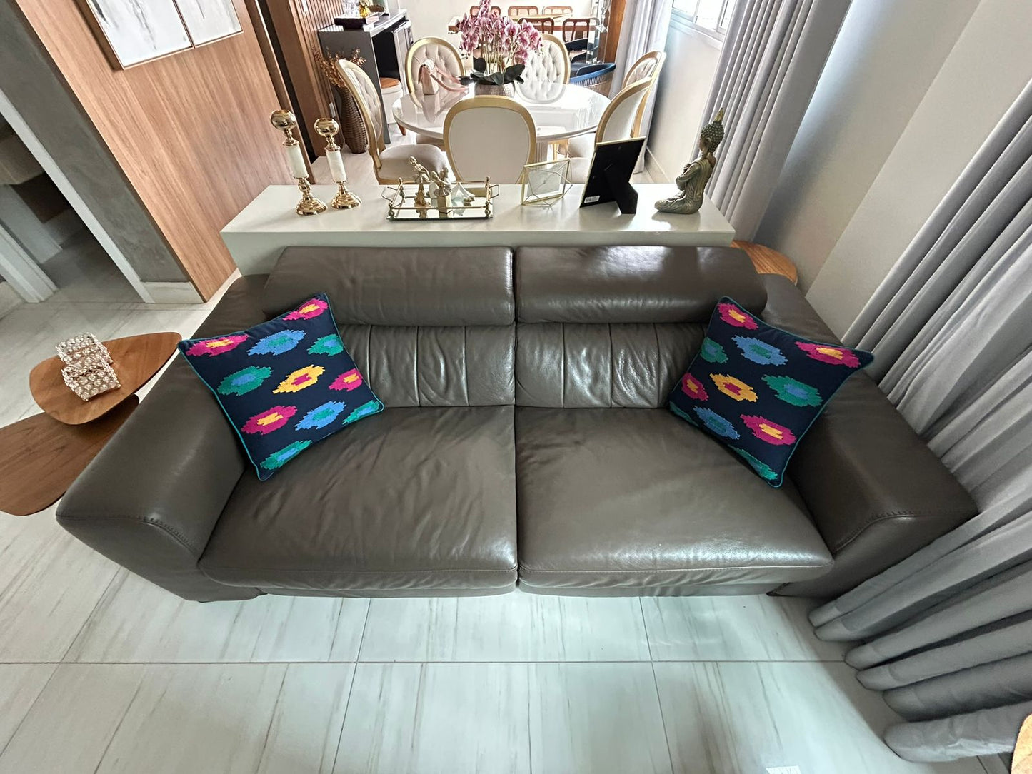 Sofá elétrico couro Natuzzi