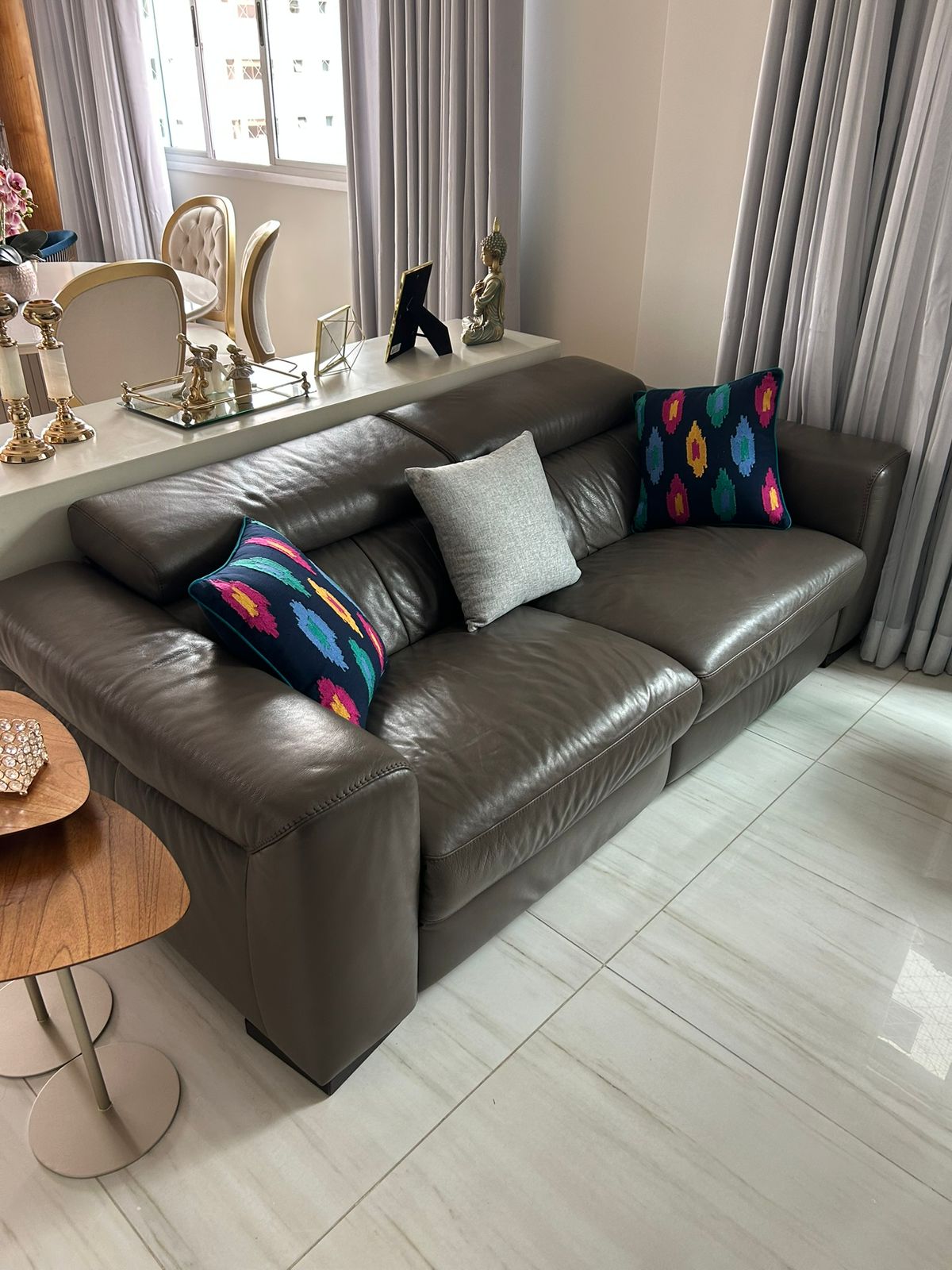 Sofá elétrico couro Natuzzi