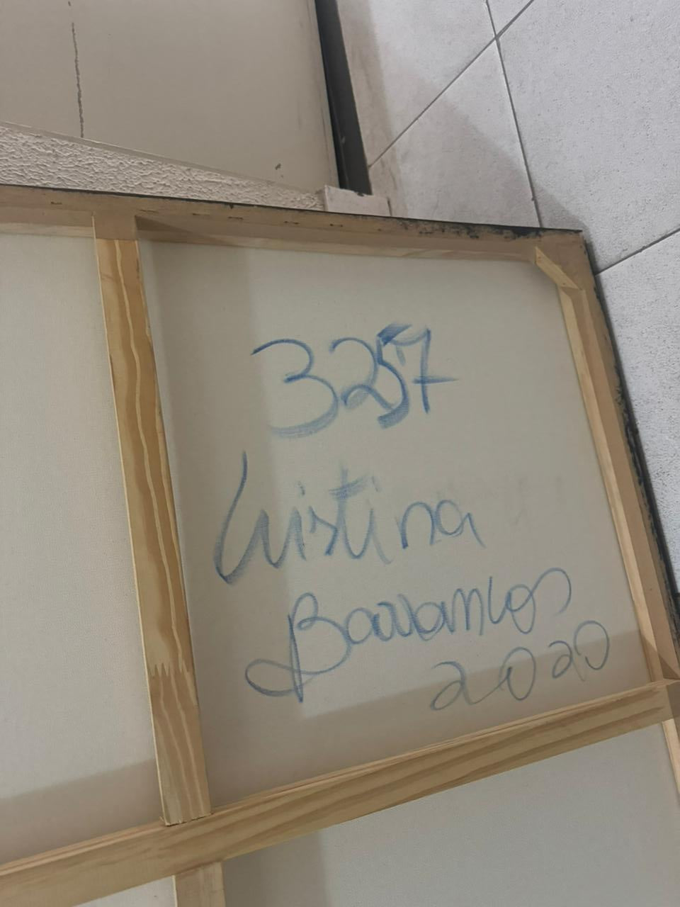 Pintura em tela Cristina Barbinhos 2020