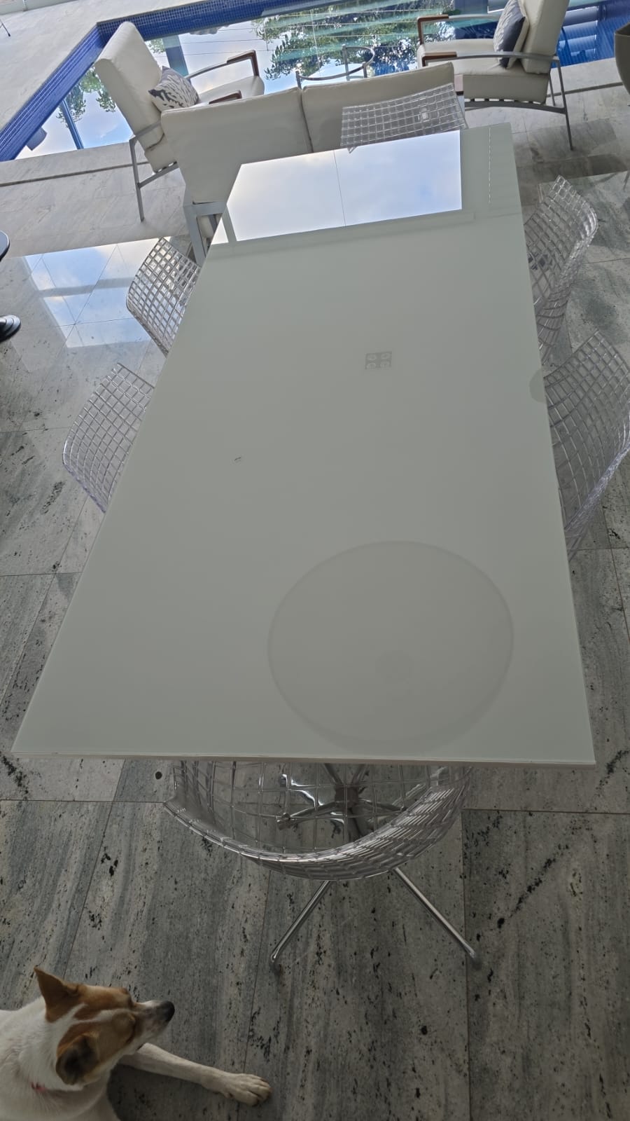 Mesa de jantar slim Templum