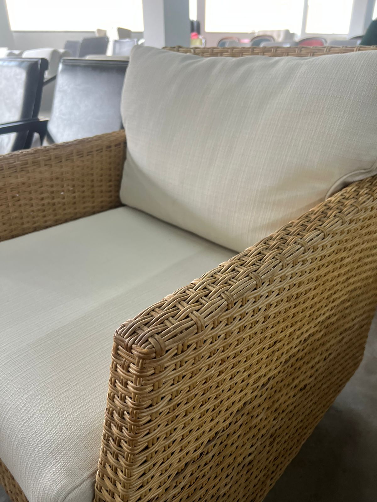 Poltrona de fibra natural (38%)