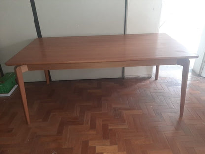 Mesa madeira 6 lugares Ares tauari Tok & Stok