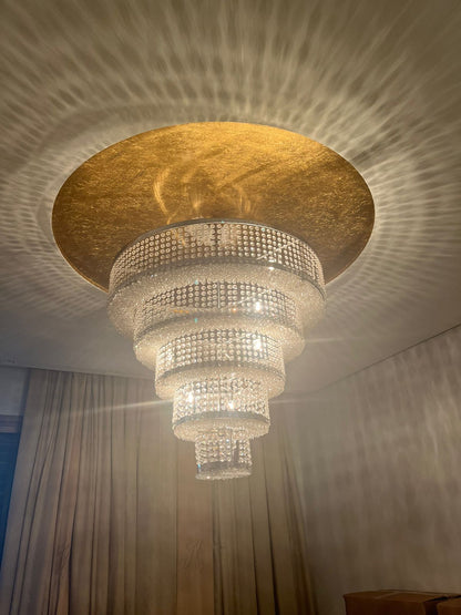 Lustre pendente cristais grande