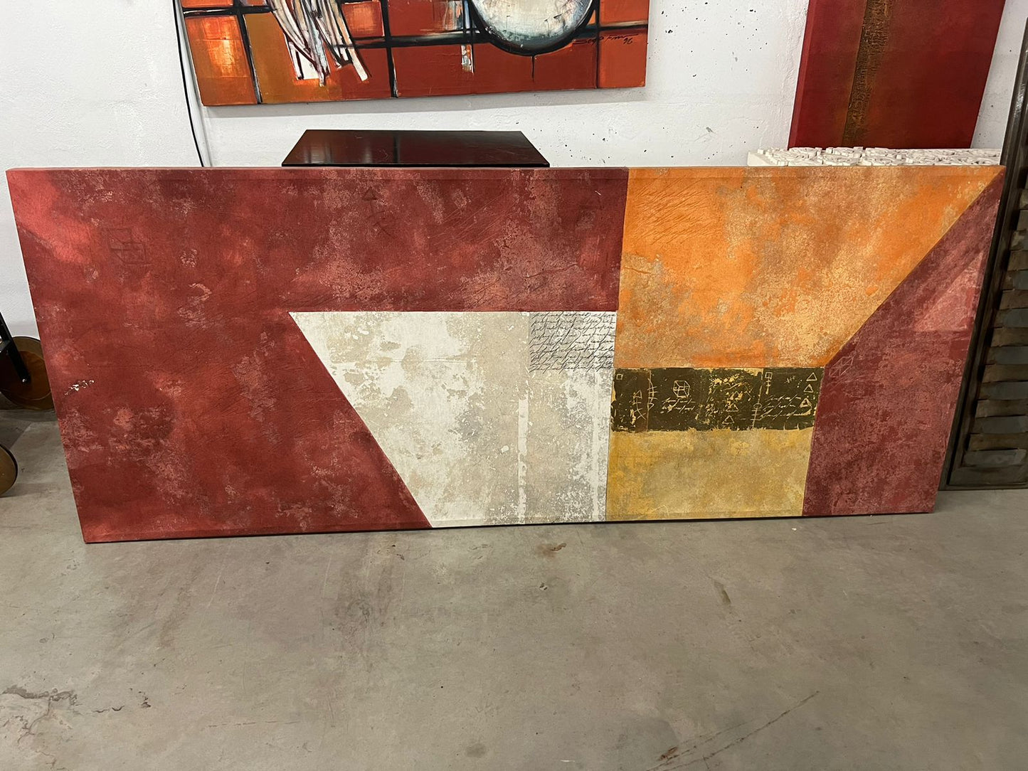 Quadro moderno multicolorido