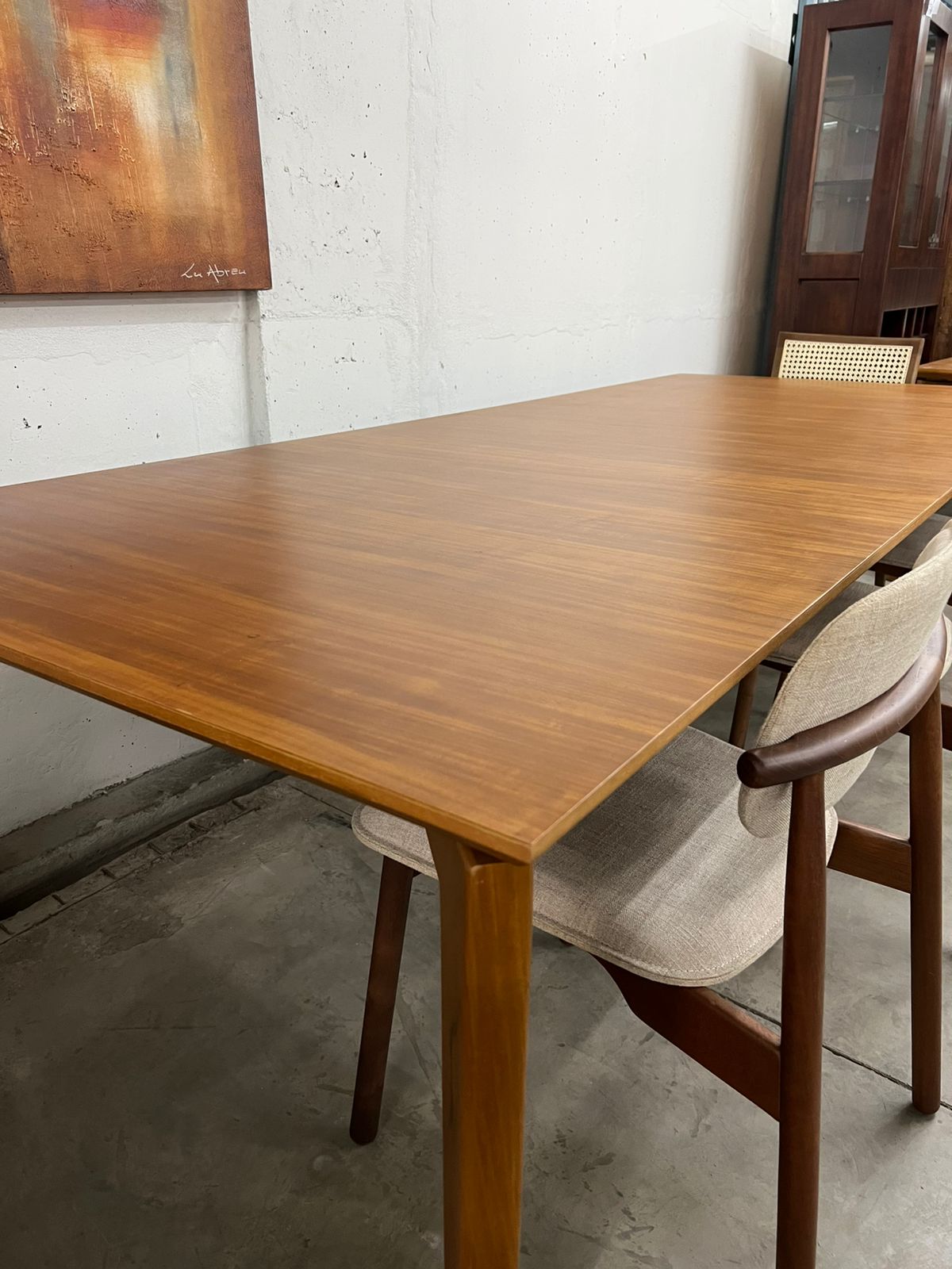 Mesa retangular 2,70 x 1,10 jequitiba
