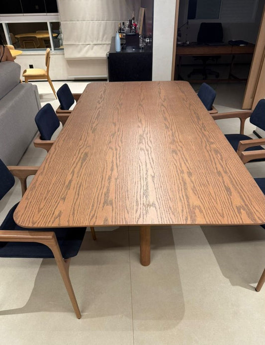 MESA JANTAR RETANGULAR CARVALHO KERNEL LÍDER