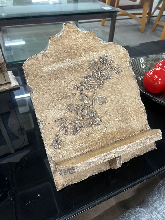 Suporte para bíblia de madeira