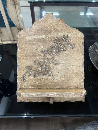 Suporte para bíblia de madeira