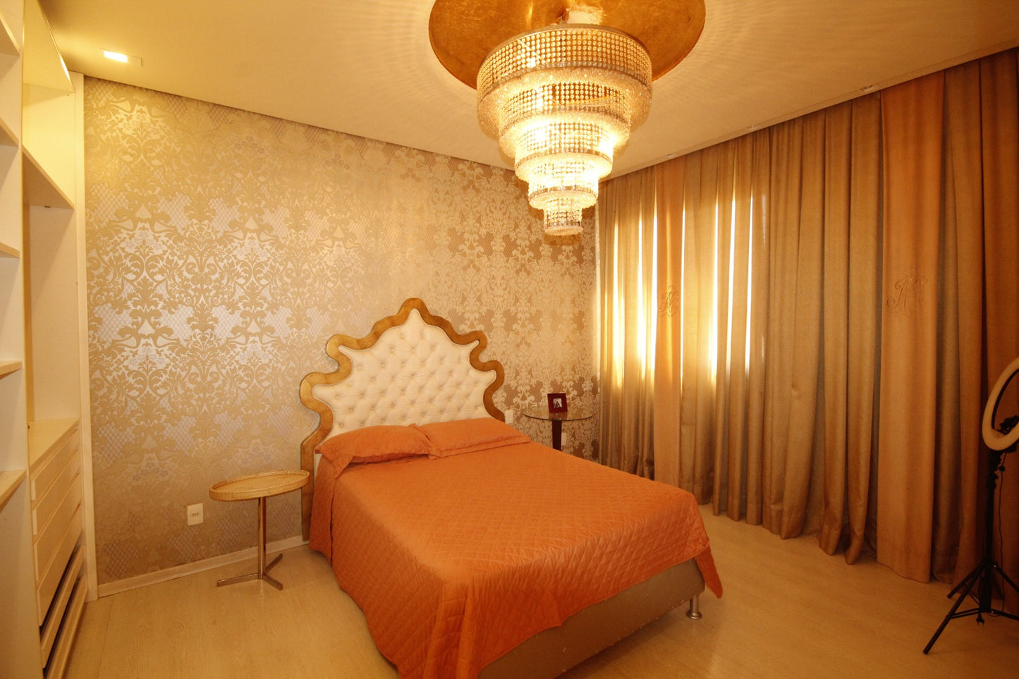 Lustre pendente cristais grande