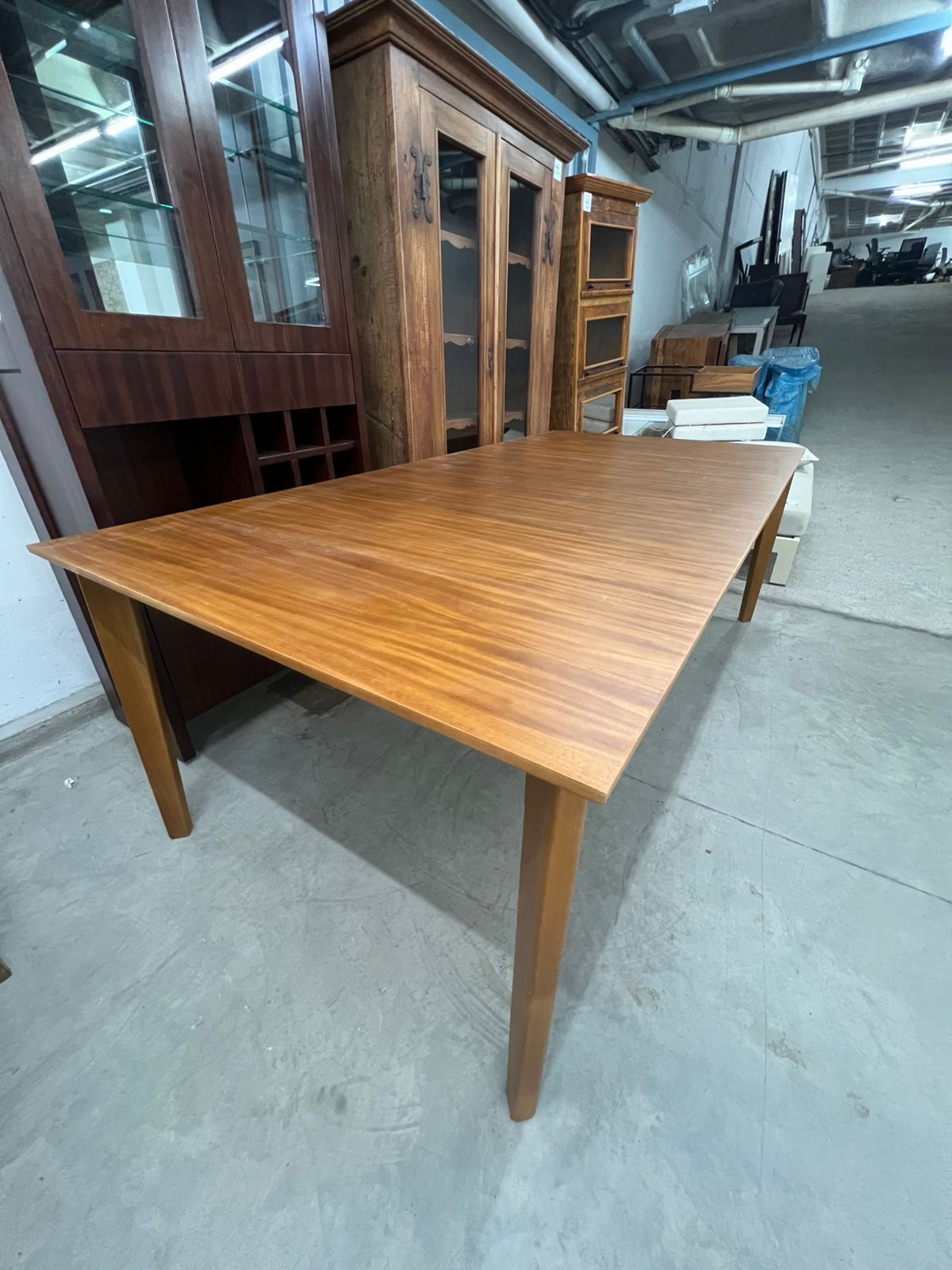 Mesa retangular 2,20 x 1,10 jequitiba