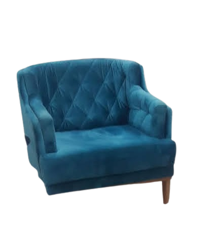 Poltrona Bianchi Veludo Azul