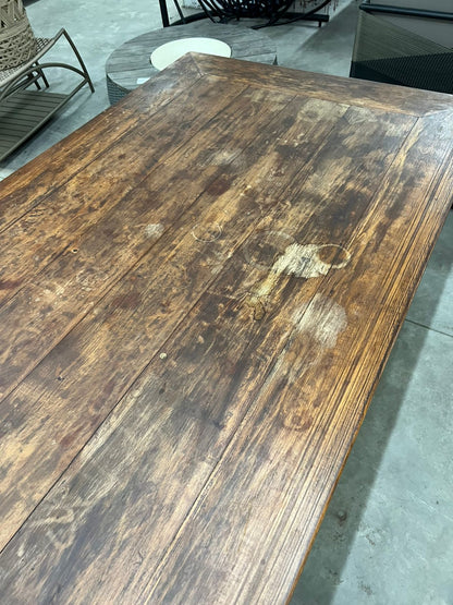 Mesa de madeira demolição