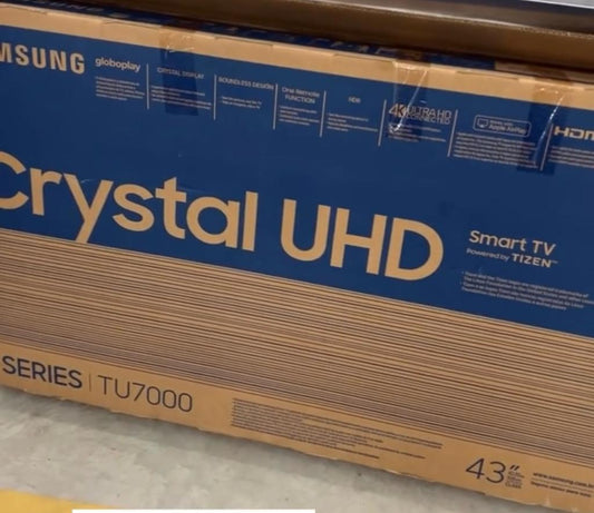 TV sansung 43" SMART crystal uhd Series tu7000