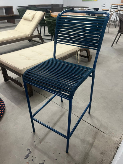 Banqueta corda náutica azul marinho Qubo